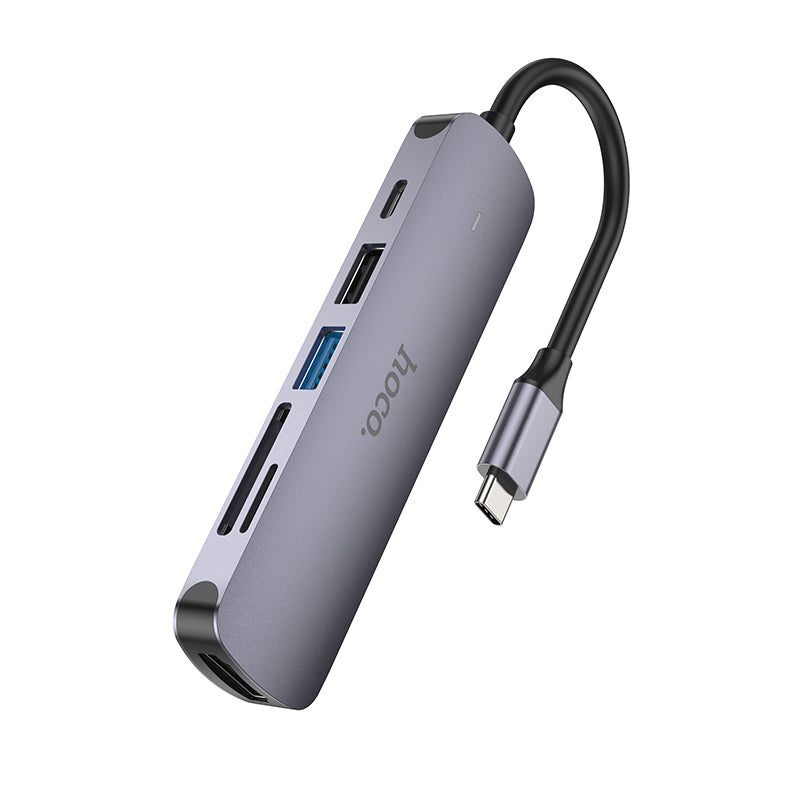 HD_SYNC:HB28 Type-C multi-function converter(HDTV+USB3.0+USB2.0+SD+TF+PD)