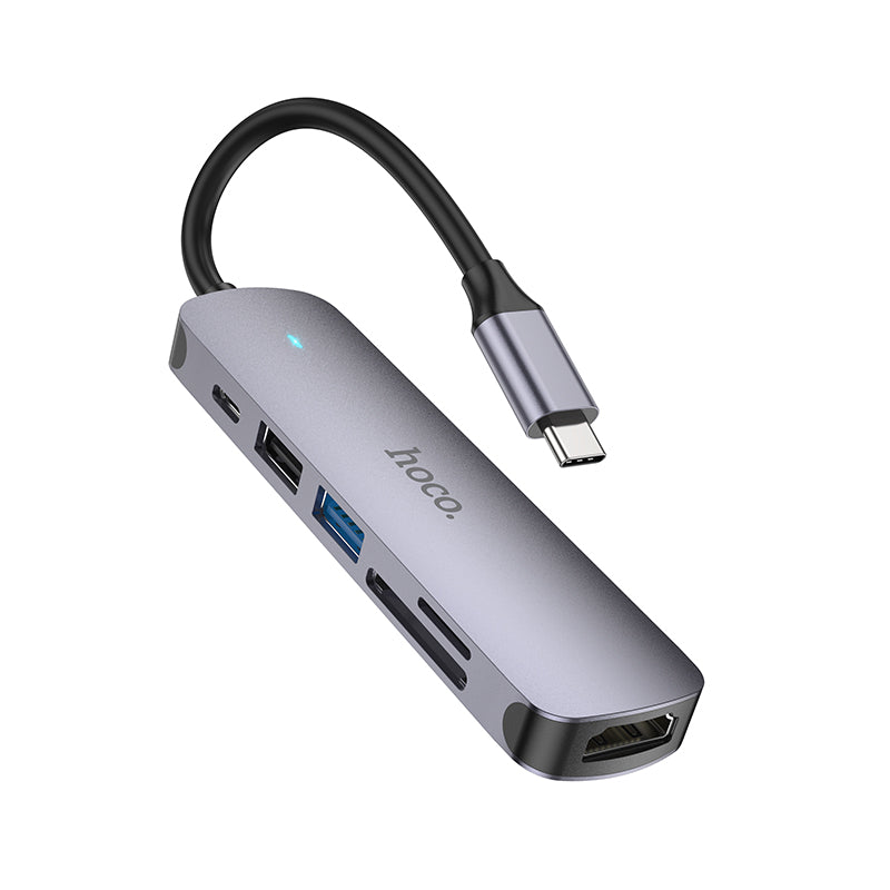 HD_SYNC:HB28 Type-C multi-function converter(HDTV+USB3.0+USB2.0+SD+TF+PD)