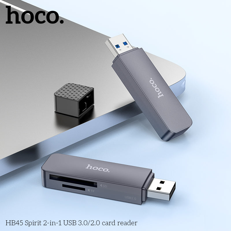 HD_SYNC:HB45 Spirit 2-in-1 USB/Type-C 3.0 card reader