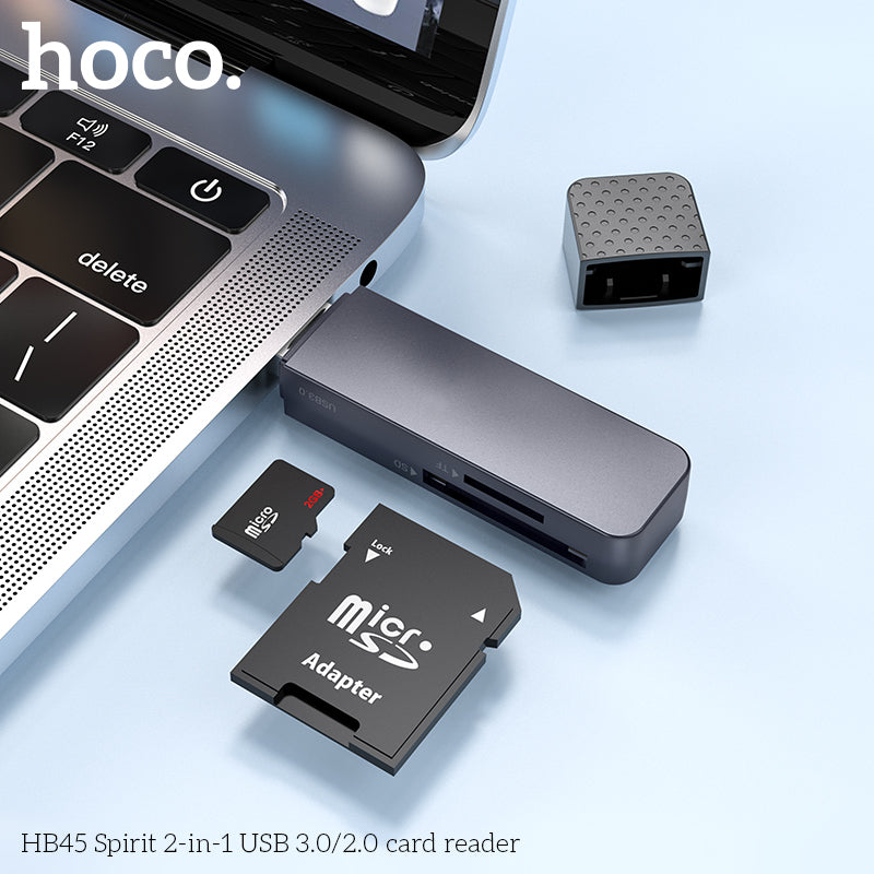 HD_SYNC:HB45 Spirit 2-in-1 USB/Type-C 3.0 card reader