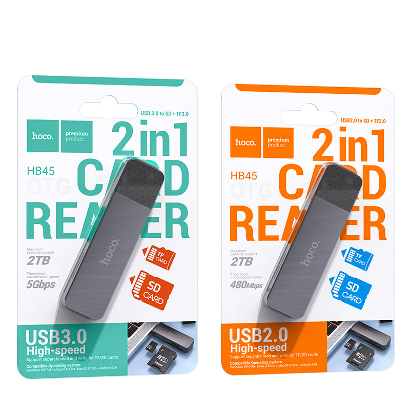 HD_SYNC:HB45 Spirit 2-in-1 USB 3.0 card reader