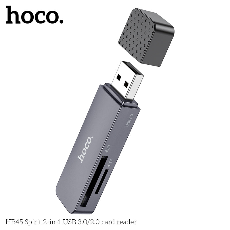 HD_SYNC:HB45 Spirit 2-in-1 USB 2.0 card reader