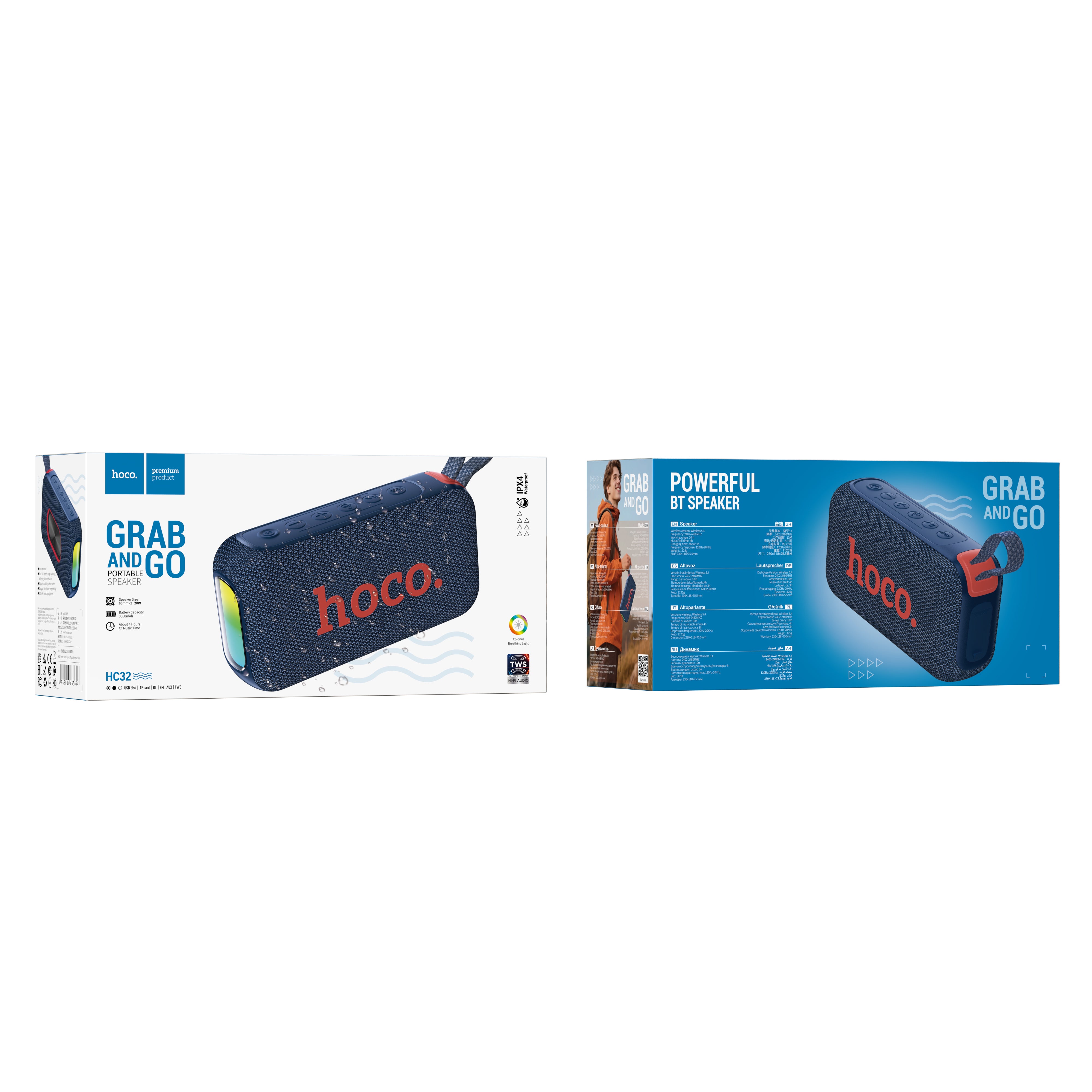 HD_SYNC:HC32 Smart sound sports BT speaker
