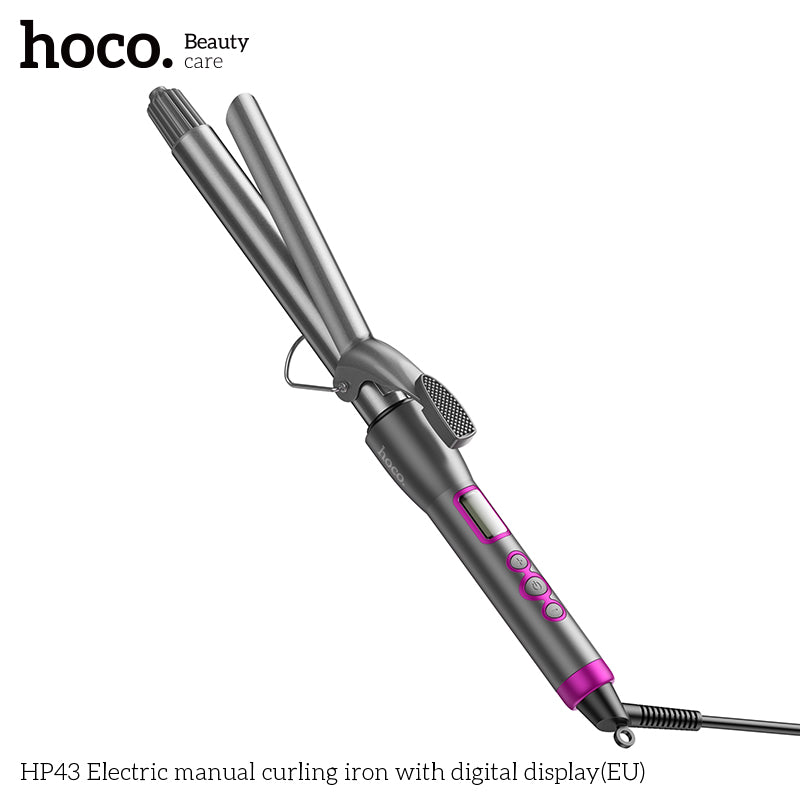 HD_SYNC:HP43 Electric manual curling iron with digital display(EU)