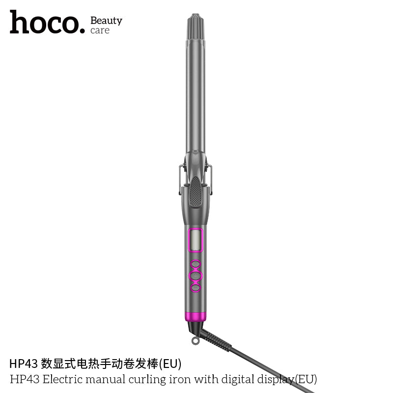 HD_SYNC:HP43 Electric manual curling iron with digital display(EU)