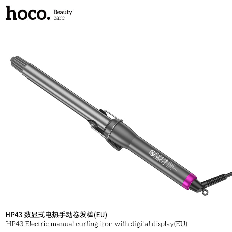 HD_SYNC:HP43 Electric manual curling iron with digital display(EU)