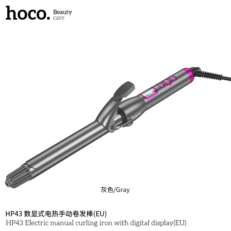 HD_SYNC:HP43 Electric manual curling iron with digital display(EU)
