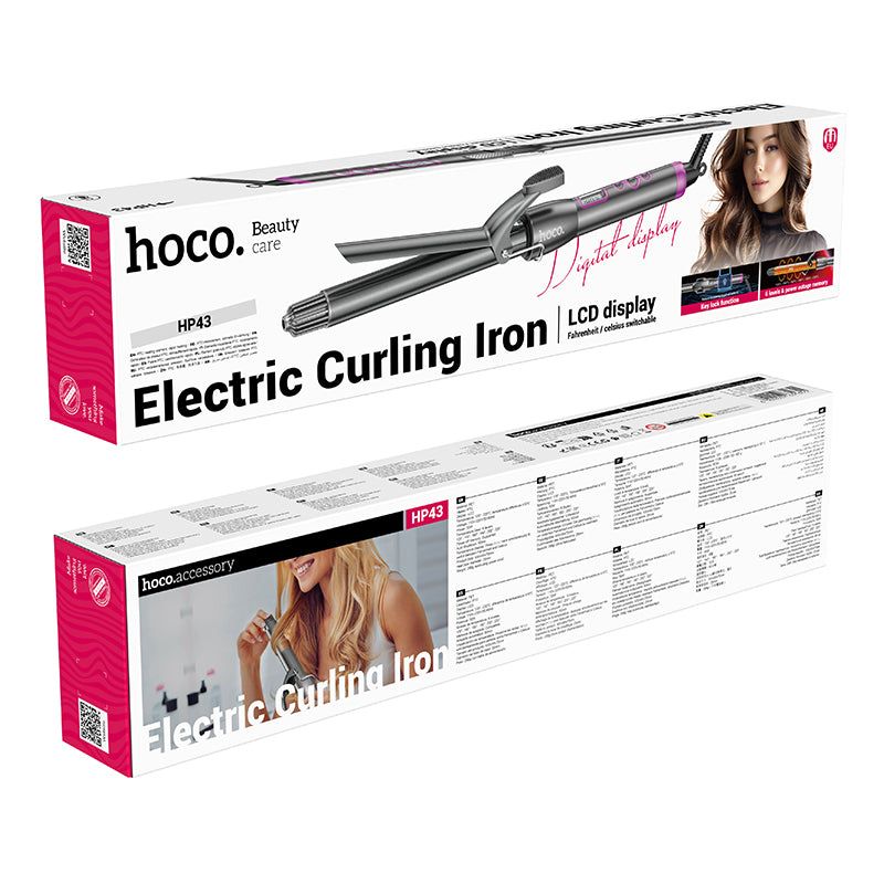 HD_SYNC:HP43 Electric manual curling iron with digital display(EU)