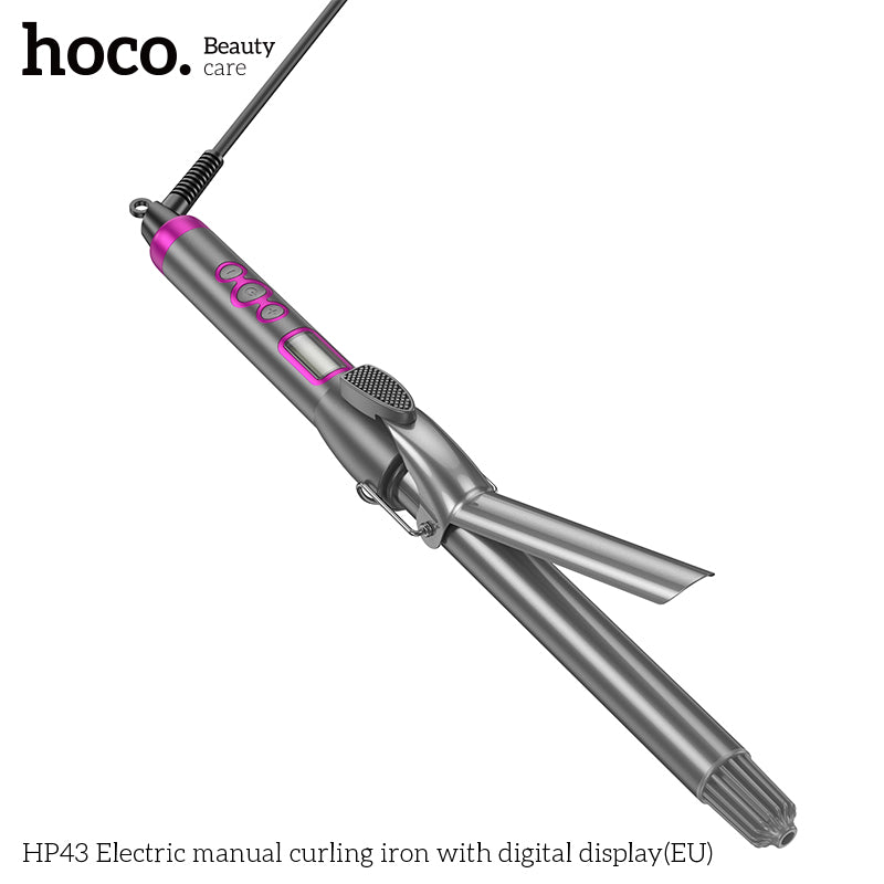 HD_SYNC:HP43 Electric manual curling iron with digital display(EU)