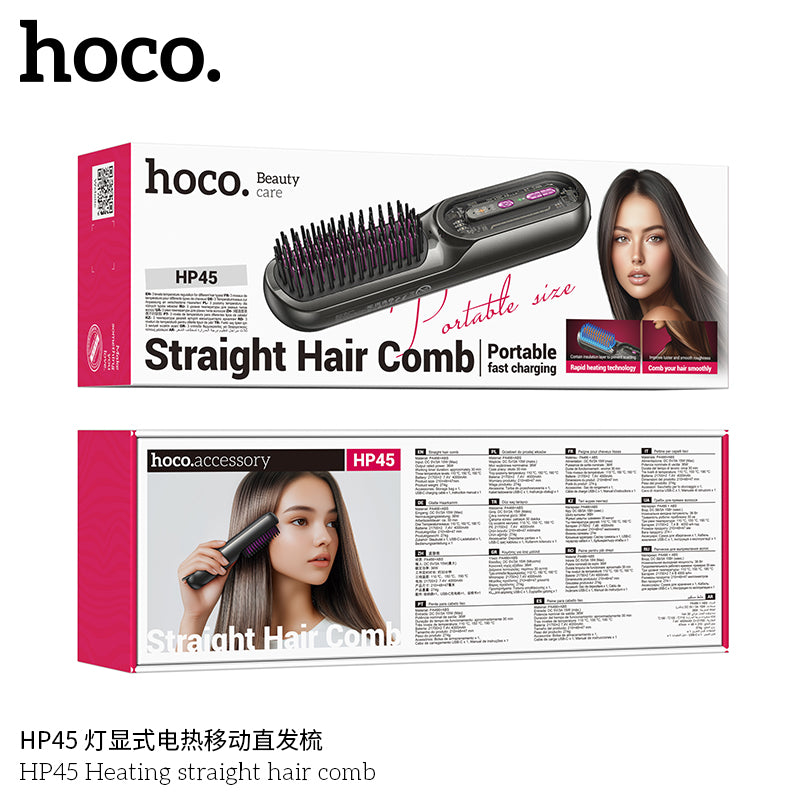 HD_SYNC:HP45 Heating straight hair comb