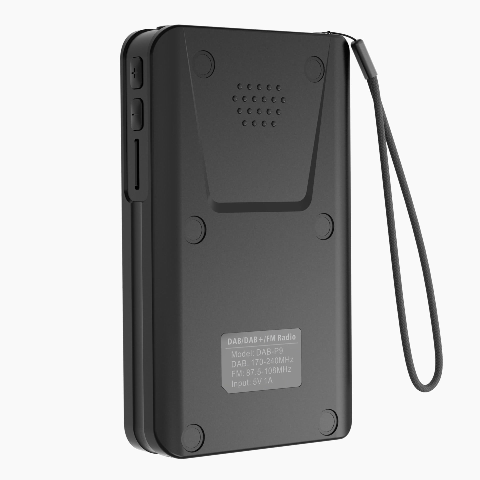 Portable Dab+Fm Digital Display Radio Supports Tf Card Mp3 Playback and Long-Lasting Battery Life Portable Radio