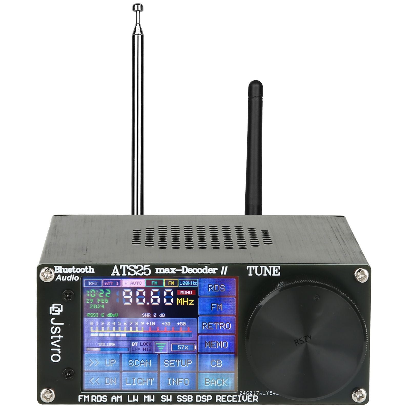 ATS25 max-decoder2 Registration  Long Battery Life High Impedance Full-band Radio