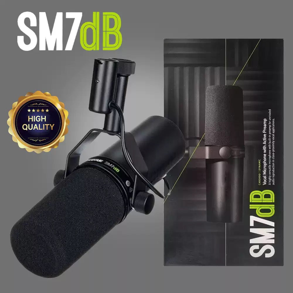 SM7dB professional dynamic microphone built-in speech playback recording live podcast vocal microphone high gain low noise