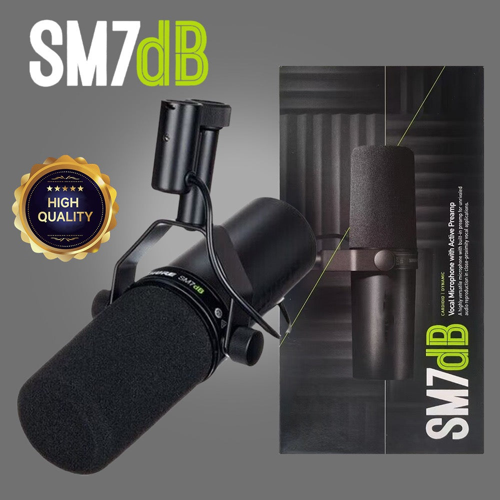 SM7dB professional dynamic microphone built-in speech playback recording live podcast vocal microphone high gain low noise