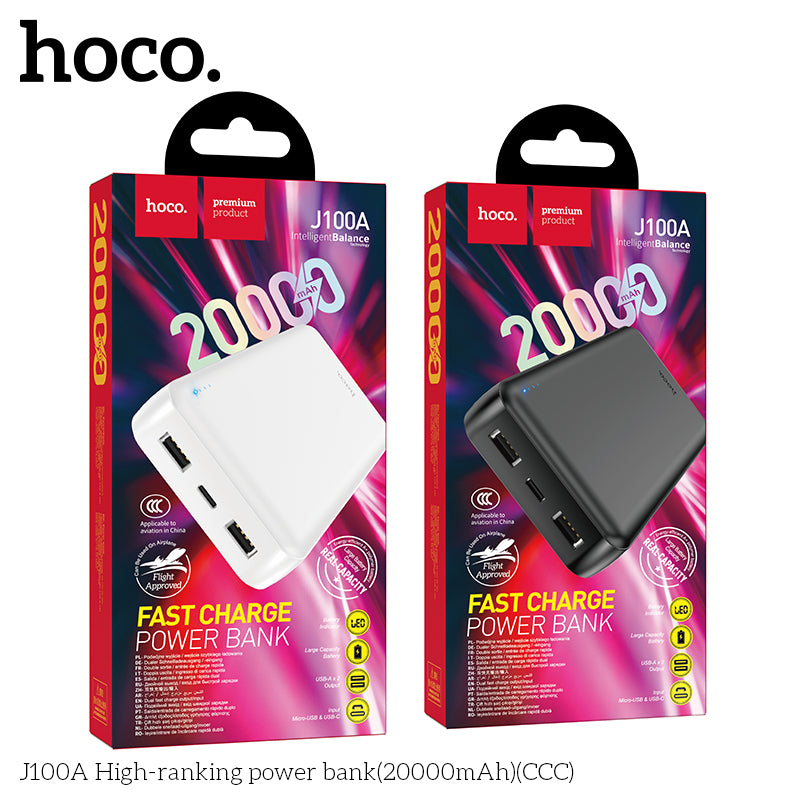 HD_SYNC:J100A High-ranking power bank(20000mAh)（CCC)