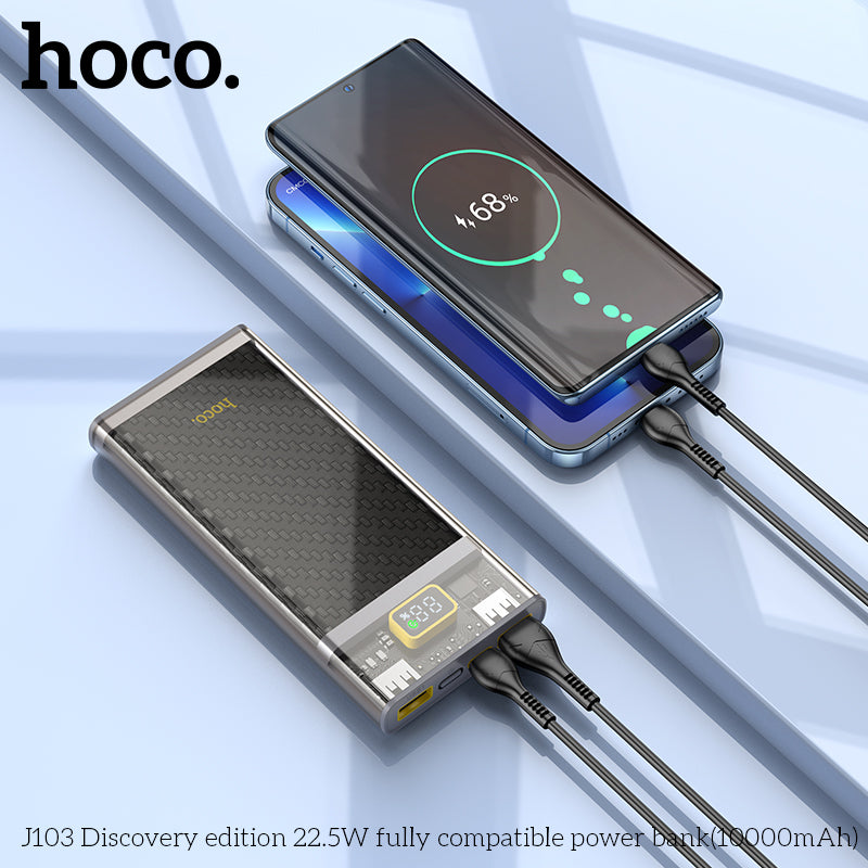 HD_SYNC:J103 Discovery edition 22.5W fully compatible power bank(10000mAh)