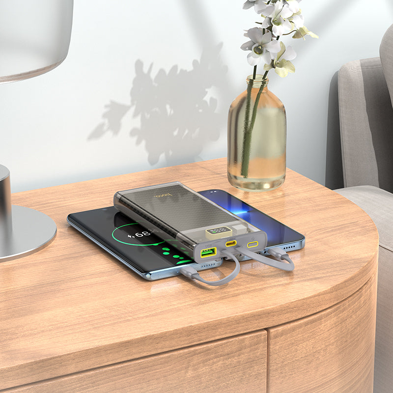 HD_SYNC:J104 Discovery edition 22.5W fully compatible power bank with cable(10000mAh)