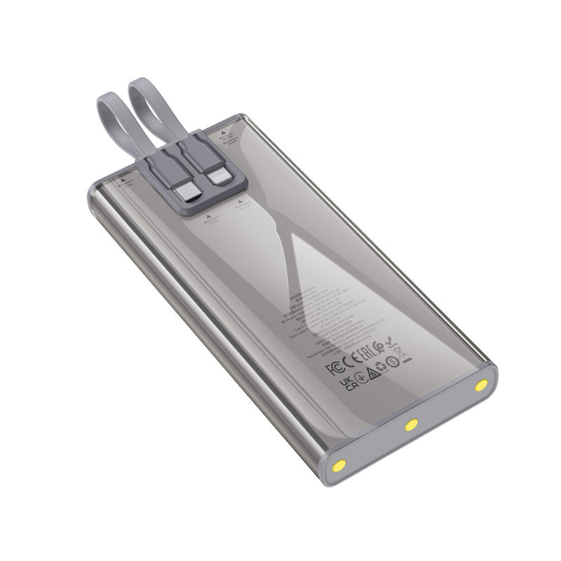 HD_SYNC:J104 Discovery edition 22.5W fully compatible power bank with cable(10000mAh)