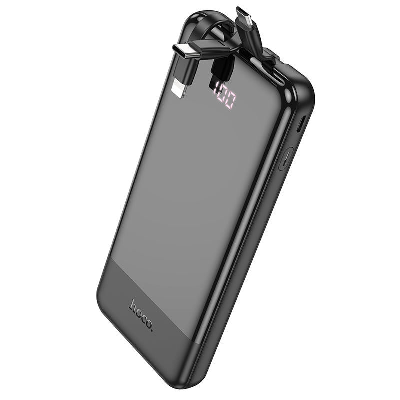 HD_SYNC:J114 Charger power bank with cable and digital display(10000mAh)