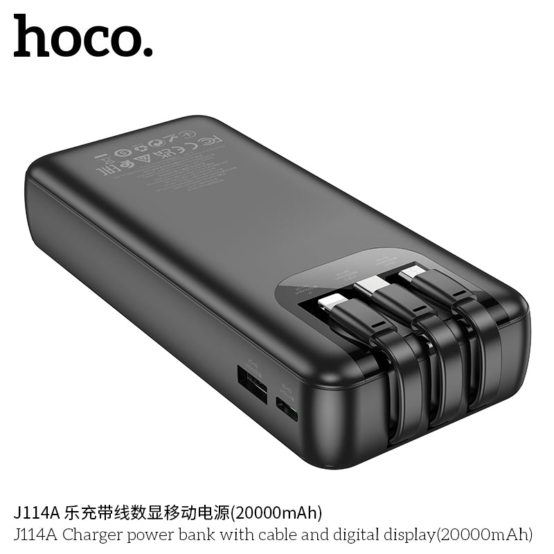 HD_SYNC:J114A Charger power bank with cable and digital display(20000mAh)