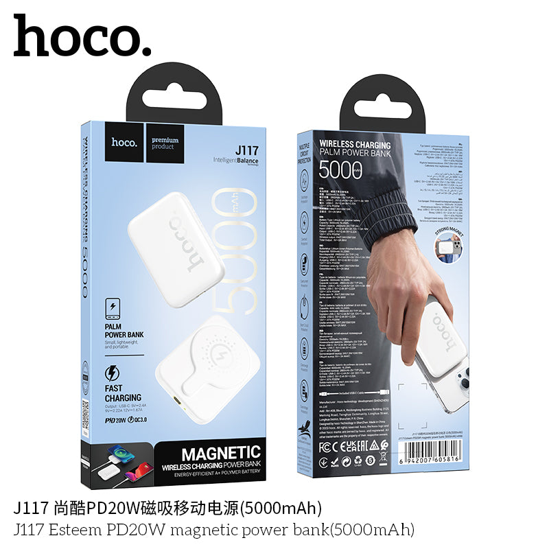 HD_SYNC:J117 Esteem PD20W magnetic power bank(5000mAh)