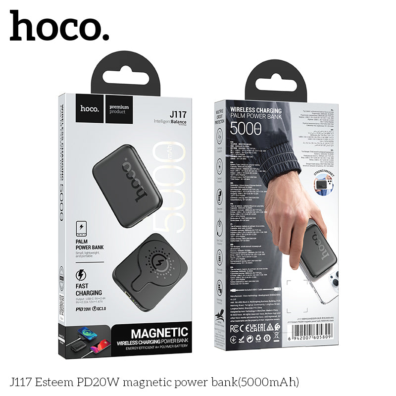 HD_SYNC:J117 Esteem PD20W magnetic power bank(5000mAh)