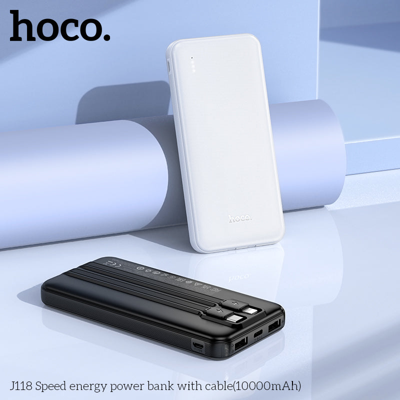 HD_SYNC:J118 Speed energy power bank with cable(10000mAh)
