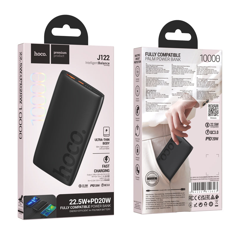 HD_SYNC:J122 Respect 22.5W+PD20W fully compatible power bank(10000mAh)(UN)