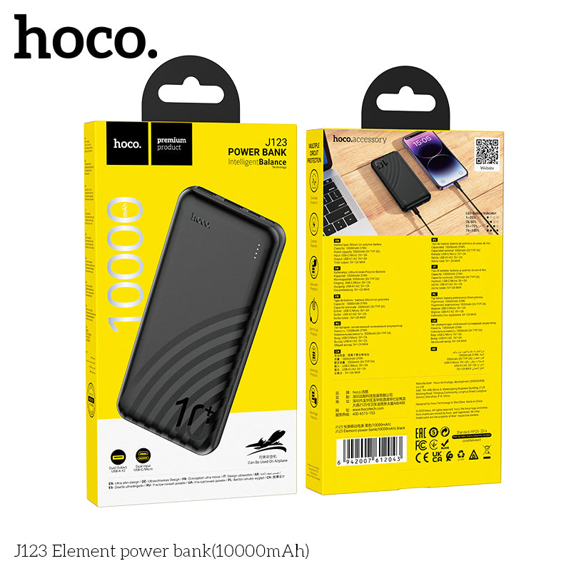 HD_SYNC:J123 Element power bank(10000mAh)