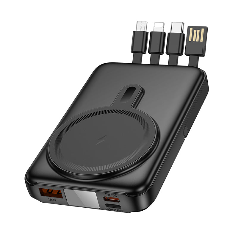 HD_SYNC:J135 Rico 22.5W+PD20W fully compatible magnetic fast charging power bank with 4 cables(10000mAh)