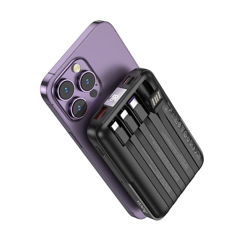 HD_SYNC:J135 Rico 22.5W+PD20W fully compatible magnetic fast charging power bank with 4 cables(10000mAh)
