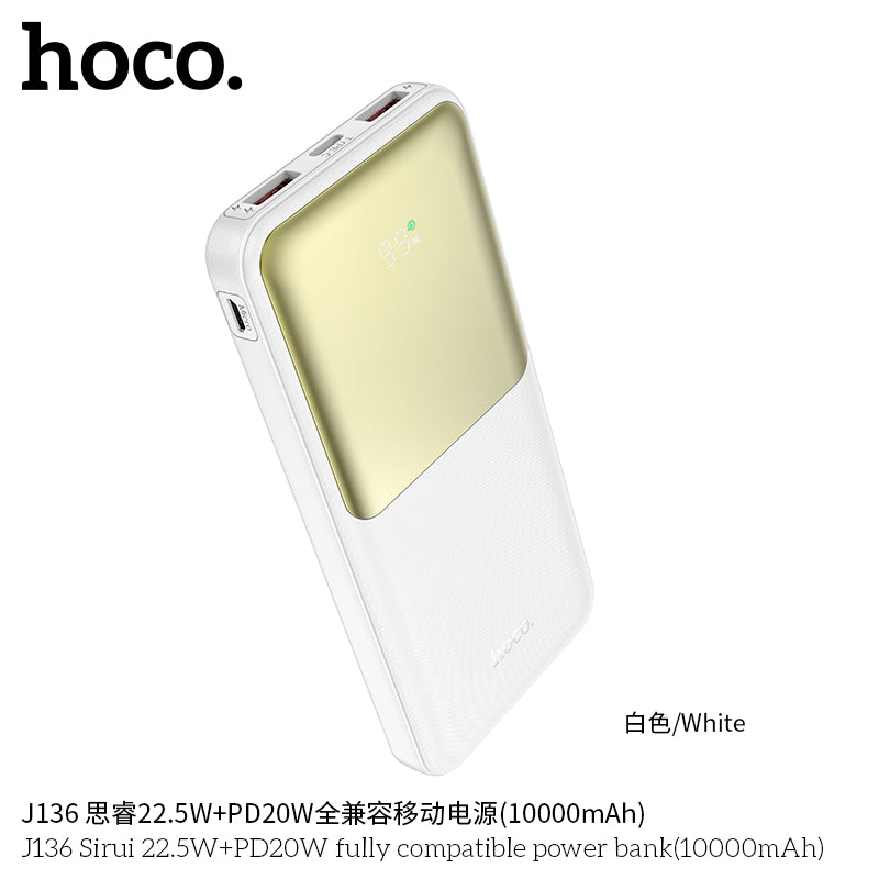 HD_SYNC:J136 Sirui 22.5W+PD20W fully compatible power bank(10000mAh)