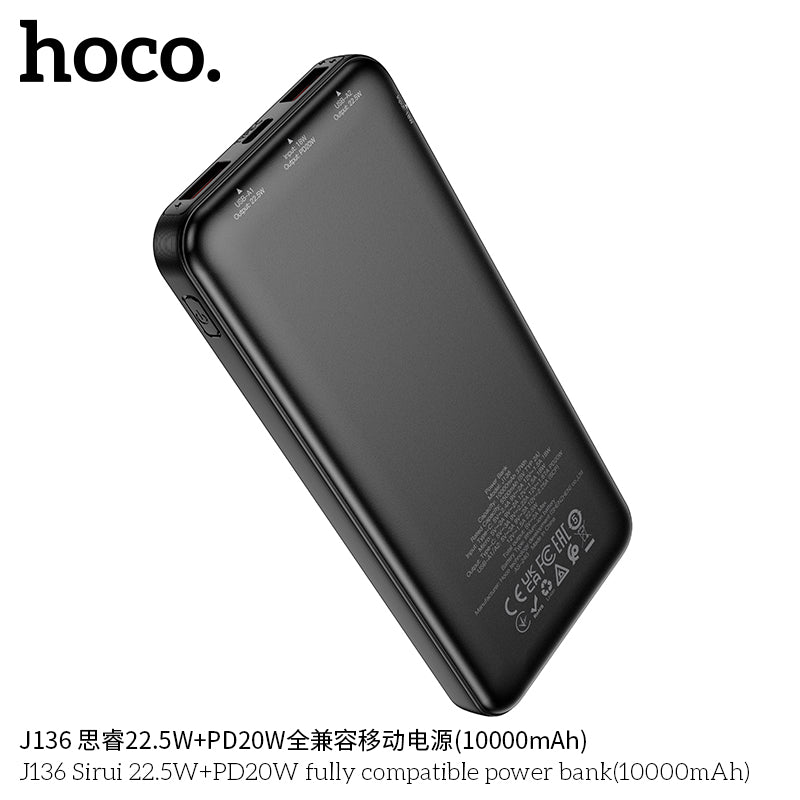 HD_SYNC:J136 Sirui 22.5W+PD20W fully compatible power bank(10000mAh)
