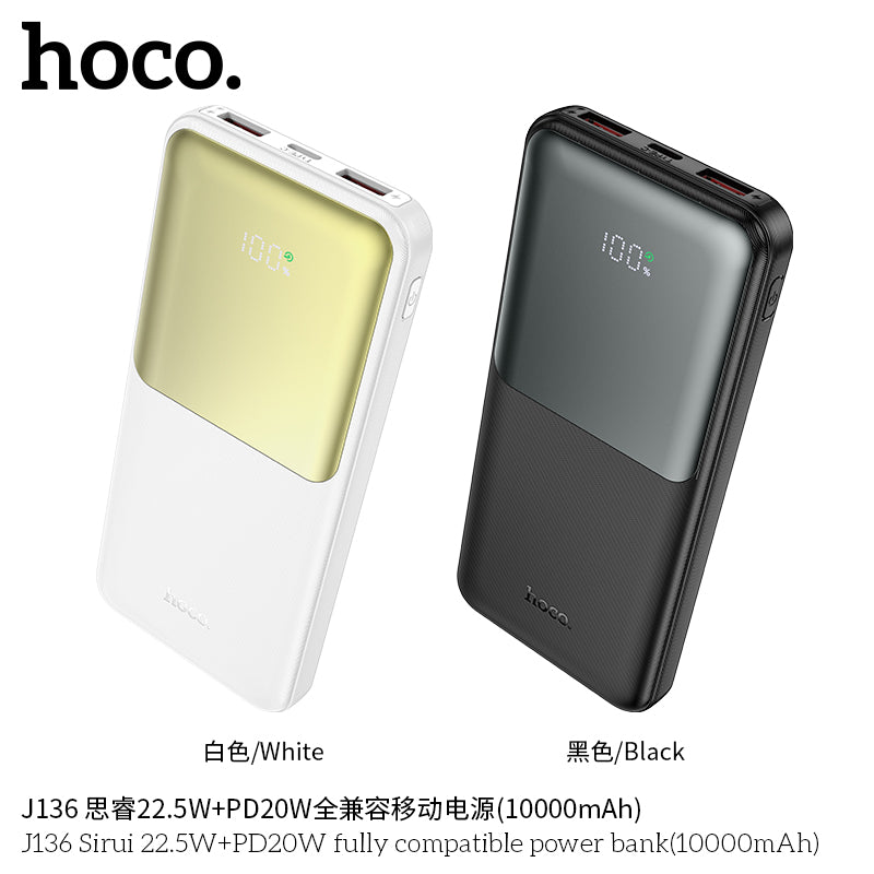 HD_SYNC:J136 Sirui 22.5W+PD20W fully compatible power bank(10000mAh)