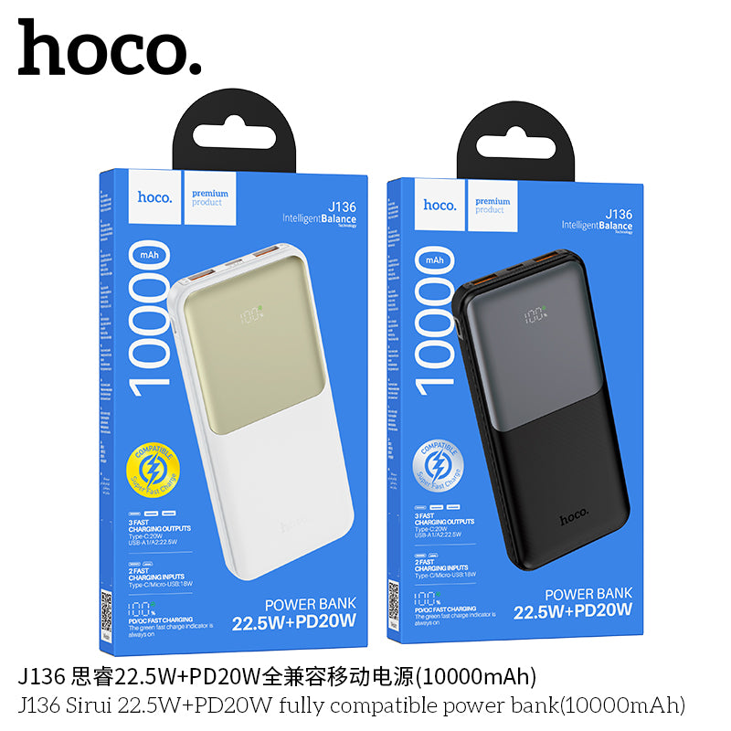 HD_SYNC:J136 Sirui 22.5W+PD20W fully compatible power bank(10000mAh)(UN)