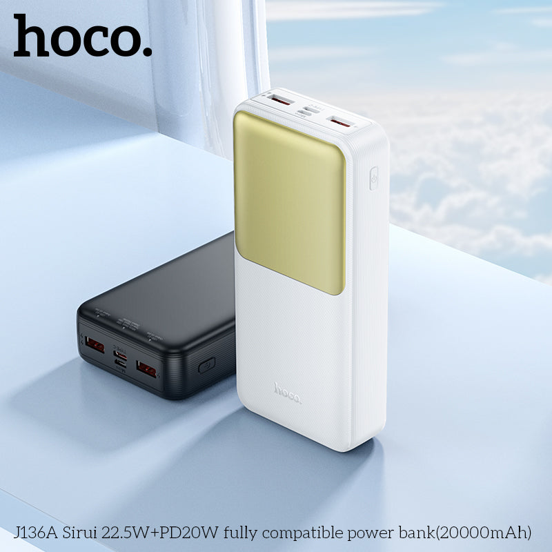 HD_SYNC:J136A Sirui 22.5W+PD20W fully compatible power bank(20000mAh)