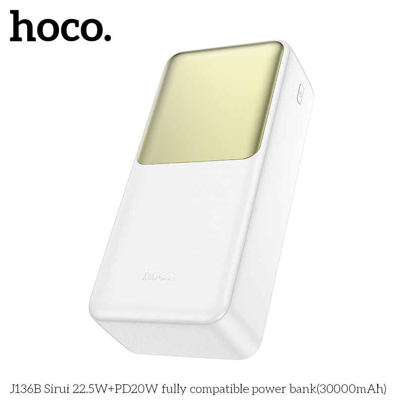 HD_SYNC:J136B Sirui 22.5W+PD20W fully compatible power bank(30000mAh)