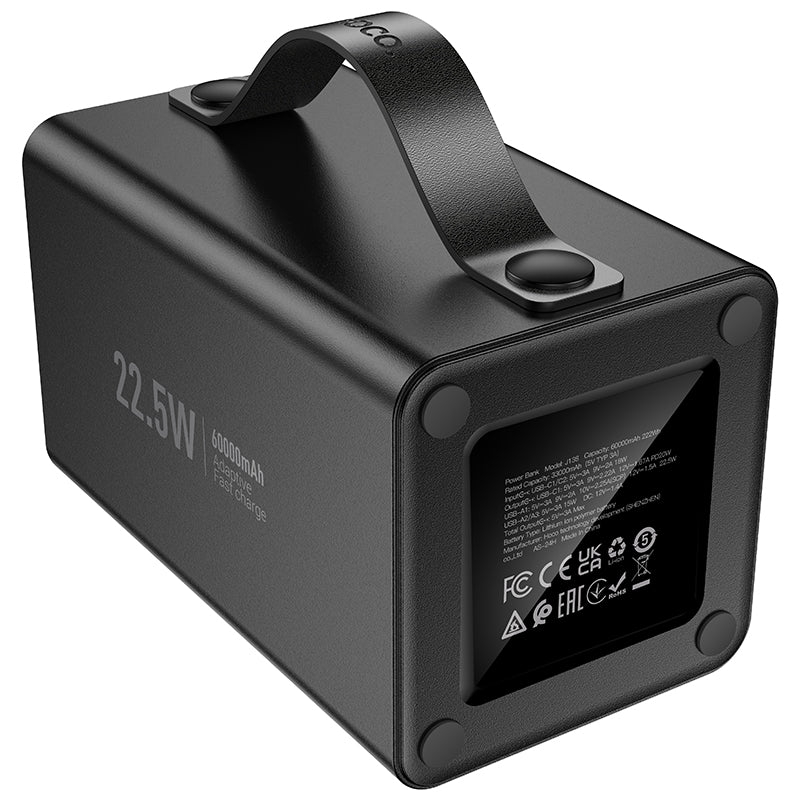 HD_SYNC:J138 Distant 22.5W+PD20W+DC12V multi-function power bank(60000mAh)(UN)