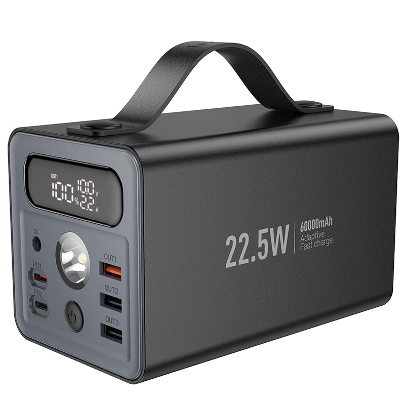 HD_SYNC:J138 Distant 22.5W+PD20W+DC12V multi-function power bank(60000mAh)