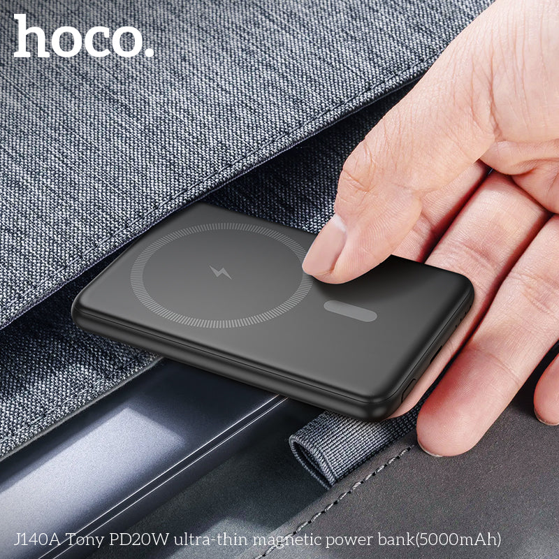 HD_SYNC:J140A Tony PD20W ultra-thin magnetic power bank(5000mAh)