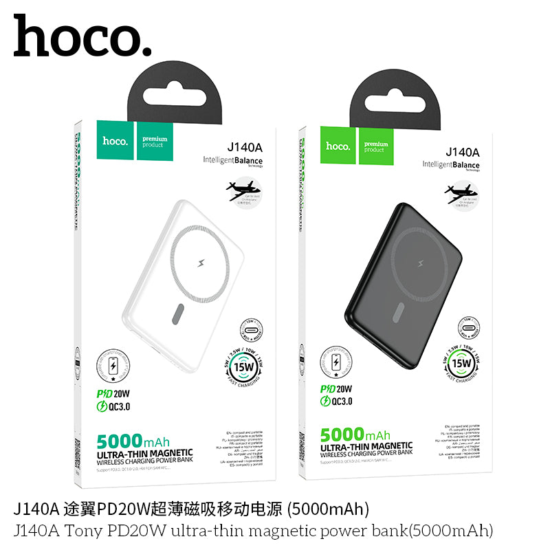 HD_SYNC:J140A Tony PD20W ultra-thin magnetic power bank(5000mAh)