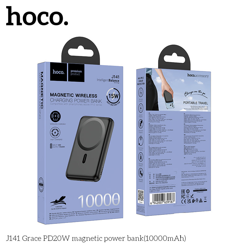 HD_SYNC:J141 Grace PD20W magnetic power bank(10000mAh)(UN)