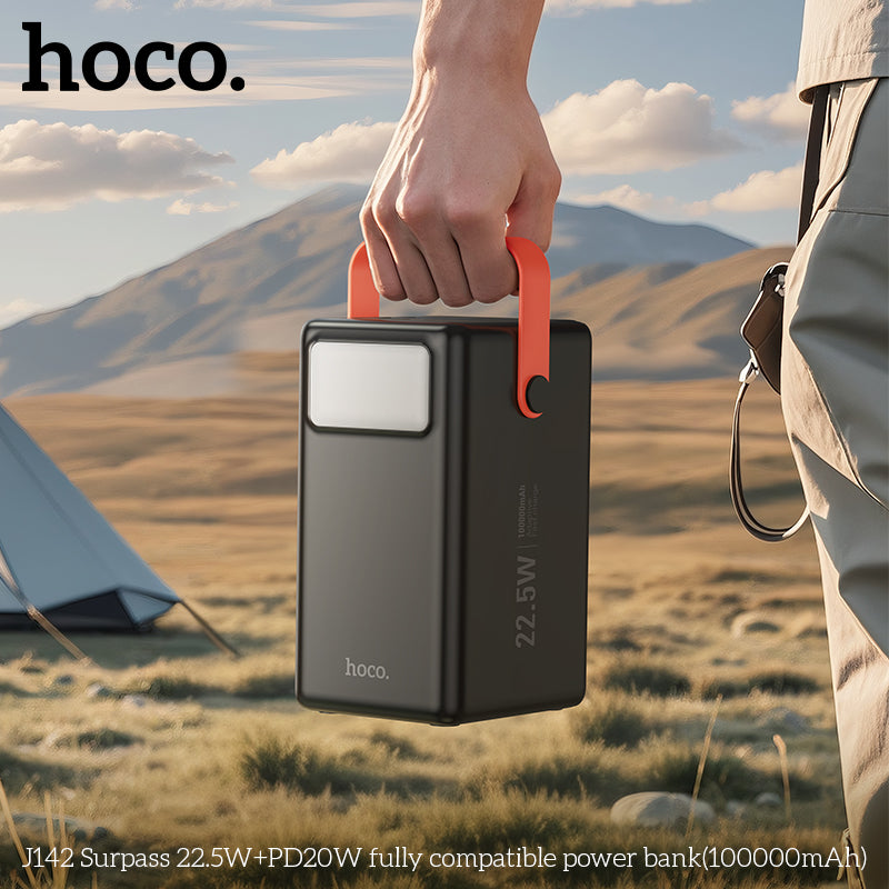 HD_SYNC:J142 Surpass 22.5W+PD20W fully compatible power bank(100000mAh)(UN)