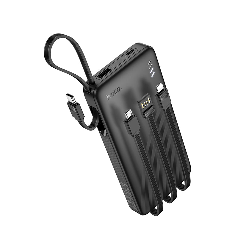 HD_SYNC:J146 Night tide power bank with 4 cables(10000mAh)