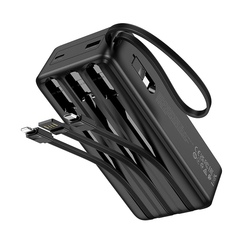 HD_SYNC:J146B Night tide power bank with 4 cables(30000mAh)(UN)