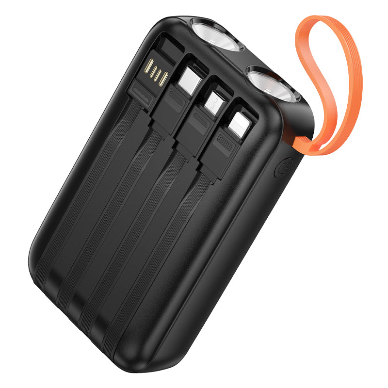 HD_SYNC:J151 Spirit dual lighting four-cable power bank(10000mAh)