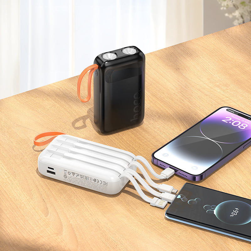 HD_SYNC:J151 Spirit dual lighting four-cable power bank(10000mAh)