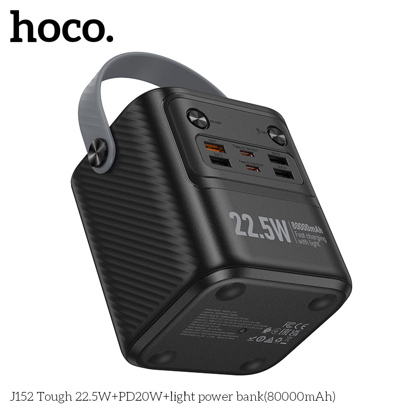 HD_SYNC:J152 Pro Tough PD65W+light power bank(80000mAh)