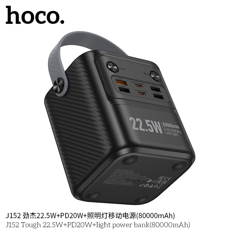 HD_SYNC:J152 Pro Tough PD65W+light power bank(80000mAh)