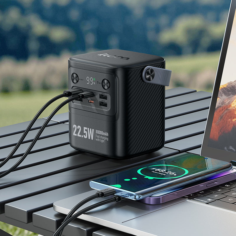 HD_SYNC:J152 Tough 22.5W+PD20W+light power bank(80000mAh)(UN)